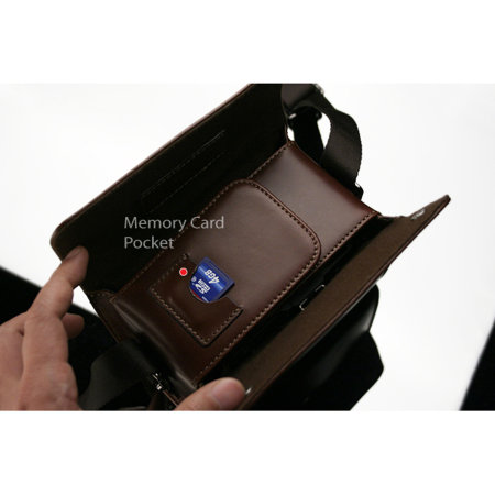 Gariz Premium Leather Camera Bag For Mirrorless Cameras - Maroon