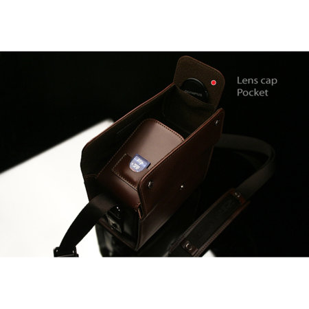 Gariz Premium Leather Camera Bag For Mirrorless Cameras - Maroon