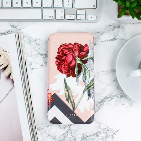 ted baker emmare iphone 8 plus mirror folio case - palace gardens