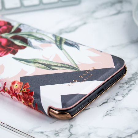 Ted Baker Emmare iPhone 8 Plus Mirror Folio Case - Palace Gardens