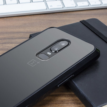 Olixar ExoShield Tough Snap-on OnePlus 6 Case - Schwarz