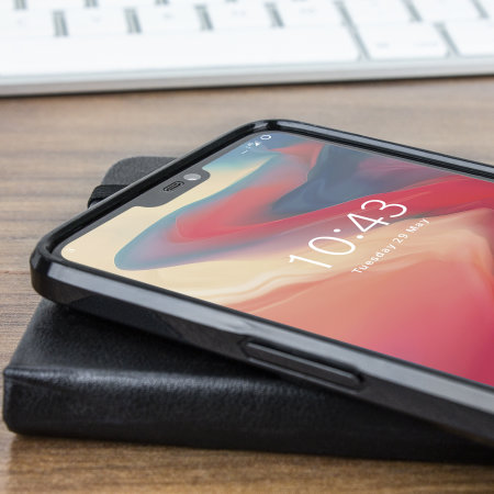 Coque OnePlus 6 Olixar ExoShield Snap-on – Noire
