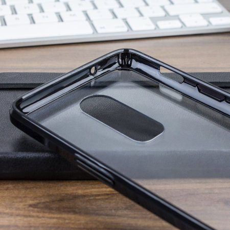 Olixar ExoShield Tough Snap-on OnePlus 6 Case - Schwarz