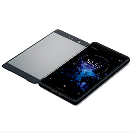 Original Sony Xperia XZ2 Premium Style Tasche Touch Case in Black