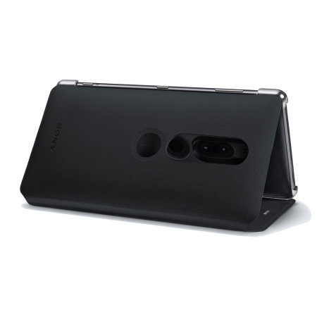 Housse officielle Sony Xperia XZ2 Premium Style Cover Stand – Noire