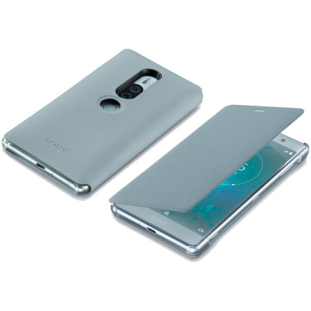 Official Sony Xperia XZ2 Premium SCSH30 Style Cover Stand Case - Grey