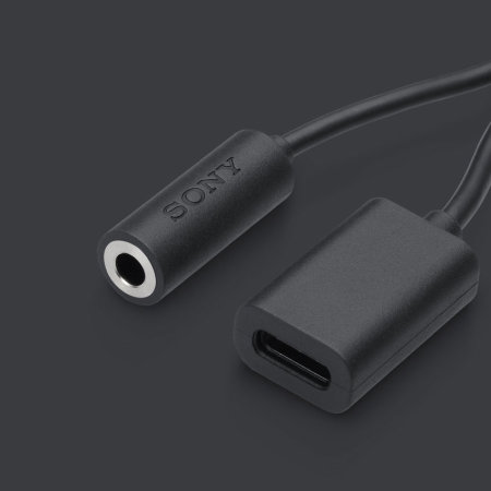 Official Sony USB-C 3.5mm Headphone Adapter with Pass-Through Charging