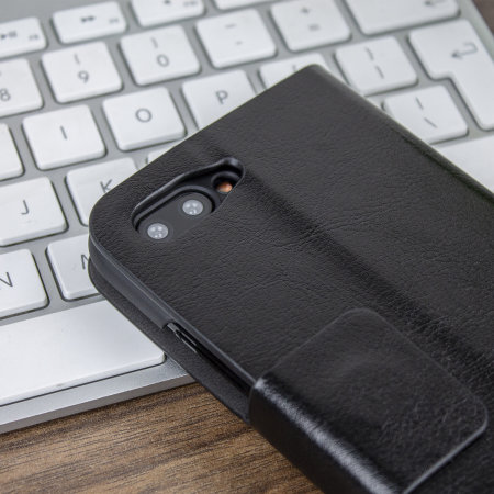 Olixar Leather-Style Huawei Honor 10 Wallet Case - Black