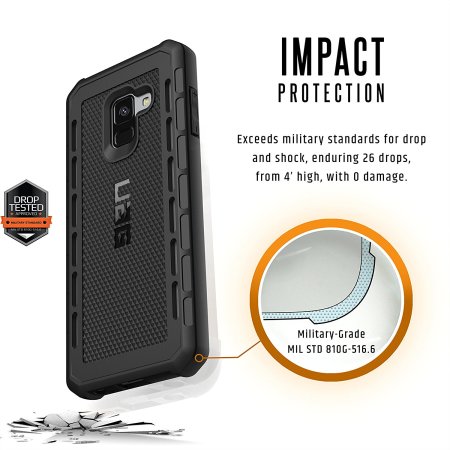UAG Outback Samsung Galaxy A8 2018 Protective Case - Black