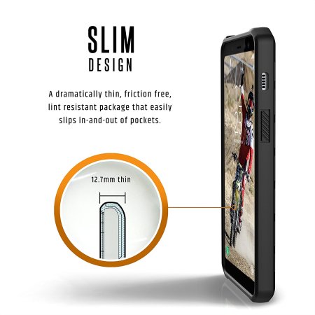 UAG Outback Samsung Galaxy A8 Plus 2018 Protective Case - Black