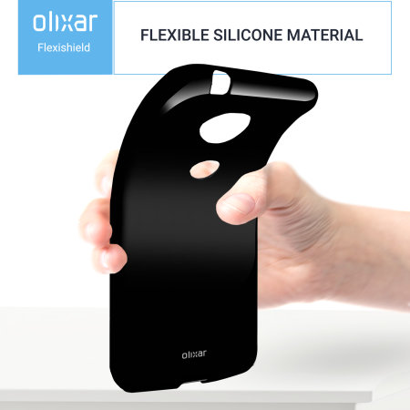 Olixar FlexiShield Motorola Moto E5 Plus Gelskal - Svart