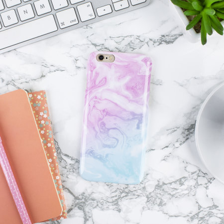 lovecases marble iphone 6s case - dream pink