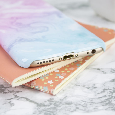 Funda iPhone 6S LoveCases Marble - Rosa