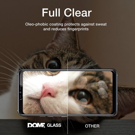 Whitestone Dome Glass LG G7 Full Cover Screen Protector