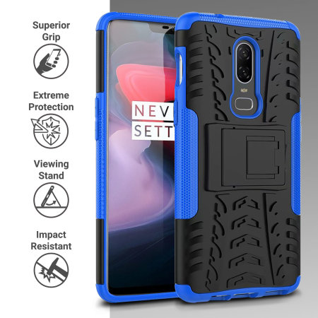 Olixar ArmourDillo OnePlus 6 Protective Case - Blue
