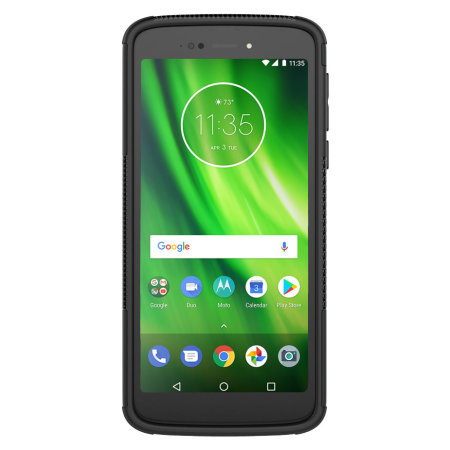 Olixar ArmourDillo Motorola Moto G6 Play Hülle in Schwarz