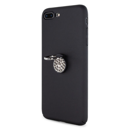 Coque iPhone 8 Plus / 7 Plus LoveCases Diamond Ring – Noir