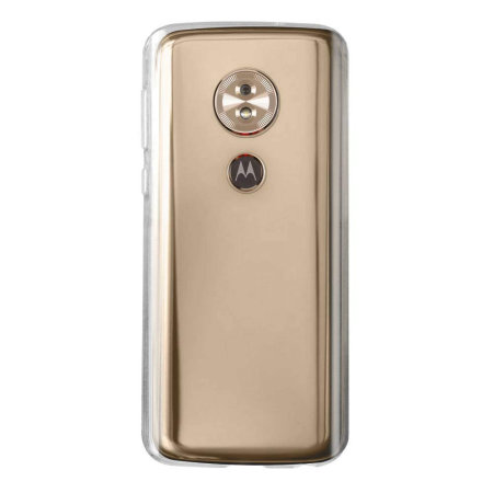 Official Motorola Moto E5 Back Cover Case - Clear