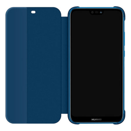 Official Huawei P20 Lite Smart View Flip Case - Blue