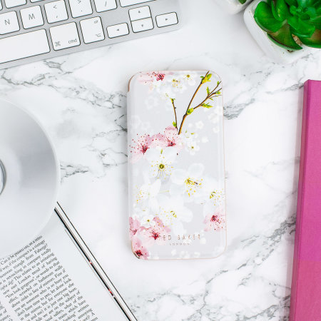 Coque iPhone 6 Ted Baker Brook avec rabat et miroir – Fleur d'Orient