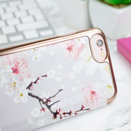 Coque iPhone 6 Ted Baker Brook avec rabat et miroir – Fleur d'Orient