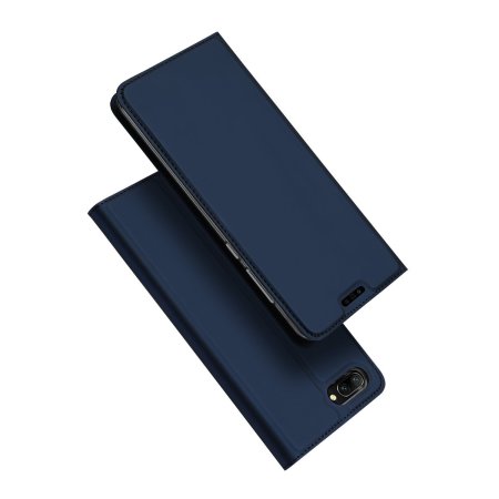 Slimline Huawei Honor 10 Folio Stand Case - Deep Blue