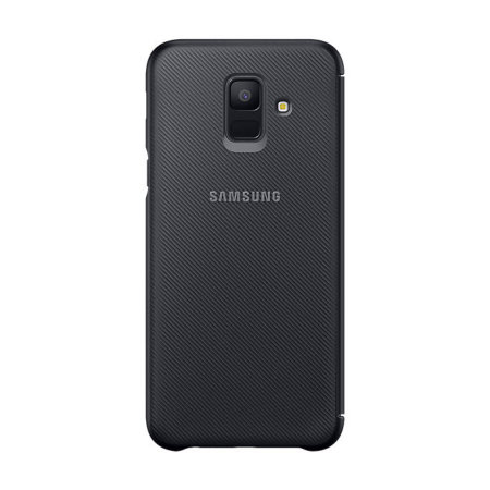 Official Samsung Galaxy A6 2018 Wallet Cover Case - Black