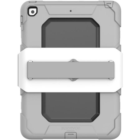 Griffin Survivor Medical iPad 9.7 2018 Tough Case - White / Grey