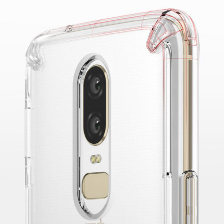 Coque OnePlus 6 Rearth Ringke Fusion – Transparente