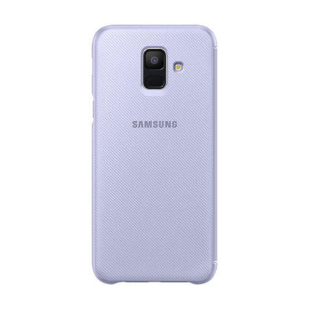 Official Samsung Galaxy A6 2018 Wallet Cover Case - Purple