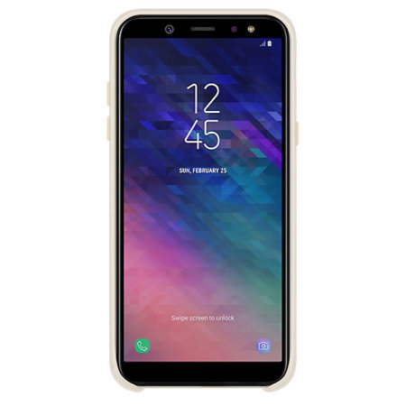 Official Samsung Galaxy A6 2018 Silicone Cover Case - Gold