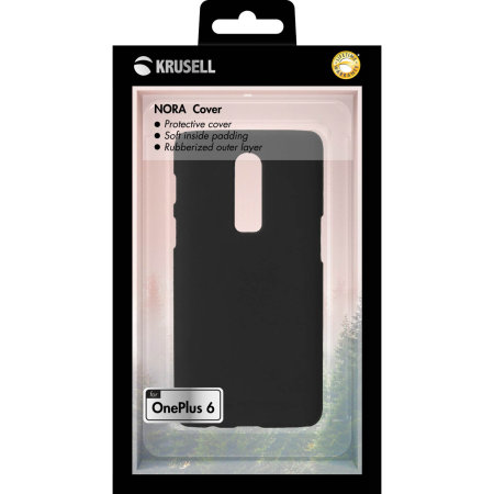 Krusell Nora OnePlus 6 Slimline Tough Cover Case - Black