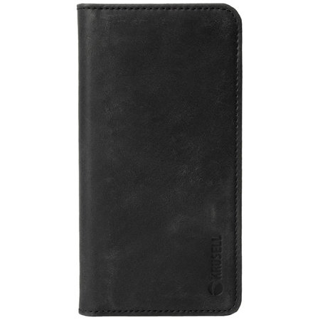 Krusell Sunne 2 Card OnePlus 6 Leather Plånboksfodral - Svart
