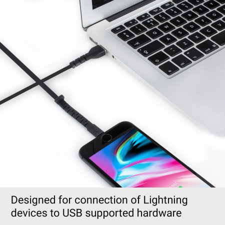 Coloud The Super Cable MFi 1.2m Lightning Cable for iOS Devces - Black