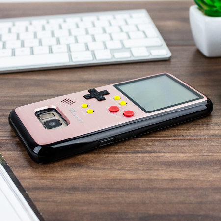 Coque Samsung Galaxy S8 SuperSpot Retro Game – Or rose