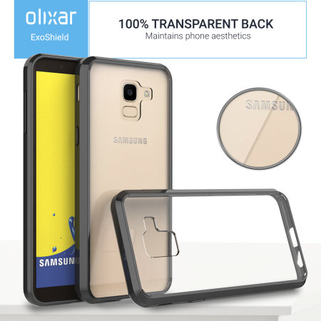 Olixar ExoShield Samsung Galaxy J6 2018 Case - Zwart