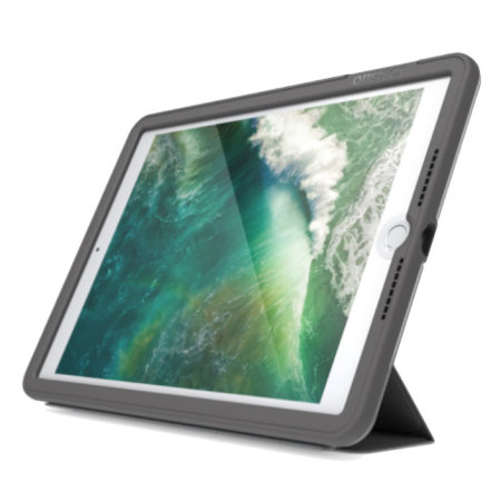 OtterBox UnlimitEd iPad 9.7 2017 Tough Folio Case - Slate Grey