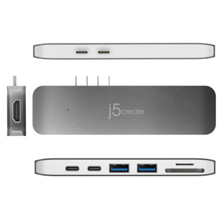 j5create USB-C Ultradrive MacBook Pro Hub - Space Grey