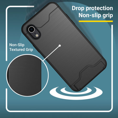 olixar x-ranger iphone xr tough case - tactical black