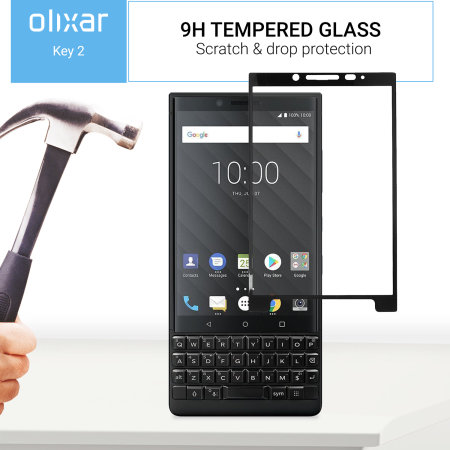 Olixar BlackBerry Key2 Tempered Glass Screen Protector