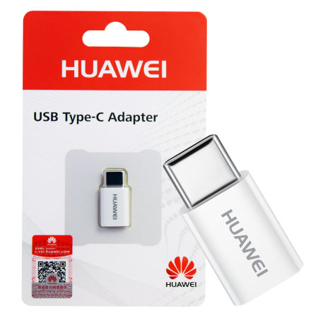 Official Huawei White Micro-USB to USB-C Adapter