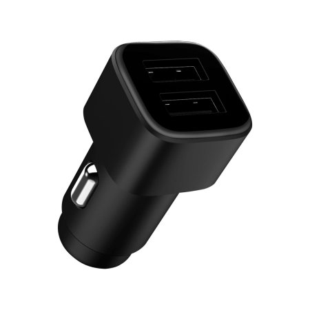 Car Charger, 3.4A Dual USB Car Phone Charger - Black