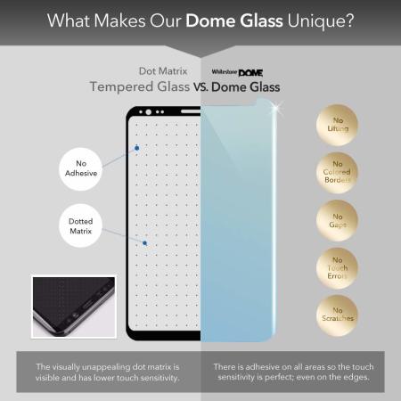 Whitestone Dome Glass heldekkende skjermbeskytter for Samsung Note 9