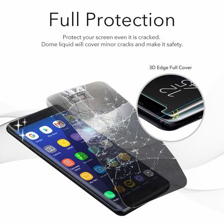 Whitestone Dome Glass heldekkende skjermbeskytter for Samsung Note 9