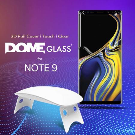 Protection d'écran Galaxy Note 9 Whitestone Dome Glass Full Cover