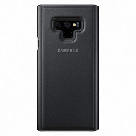 Official Samsung Galaxy Note 9 Clear View Standing Case - Black