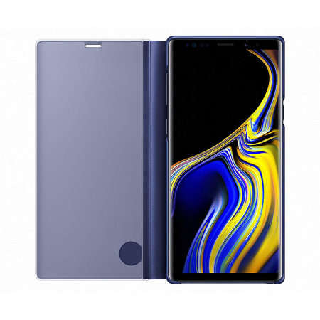 Clear View Stand Cover Officielle Samsung Galaxy Note 9 – Bleue