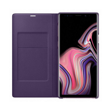 Offizielle Samsung Galaxy Note 9 LED View Cover Hülle - Lavendel