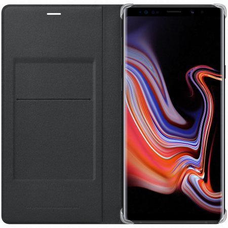 Funda Samsung Galaxy Note 9 Oficial Leather View Cover - Negra