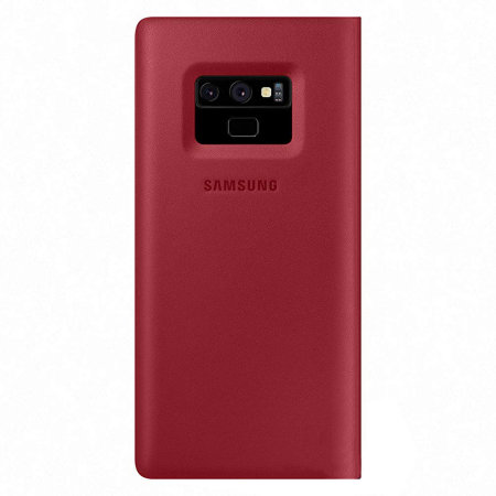 Leather View Cover Officielle Samsung Galaxy Note 9 - Rouge